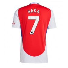 Arsenal Bukayo Saka #7 Hjemmedrakt 2024-25 Kortermet